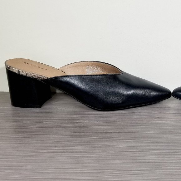 Halogen Tori Slip-on Mule, Black Leather, Womens Size 6 M - Picture 7 of 13